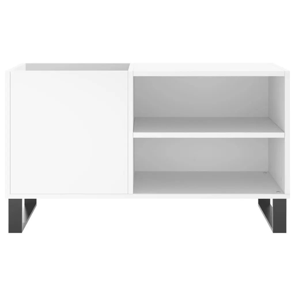 White Record Cabinet for Vinyl LPs