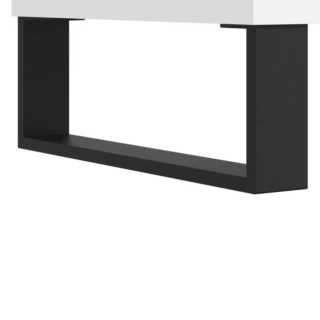 White Record Cabinet for Vinyl LPs
