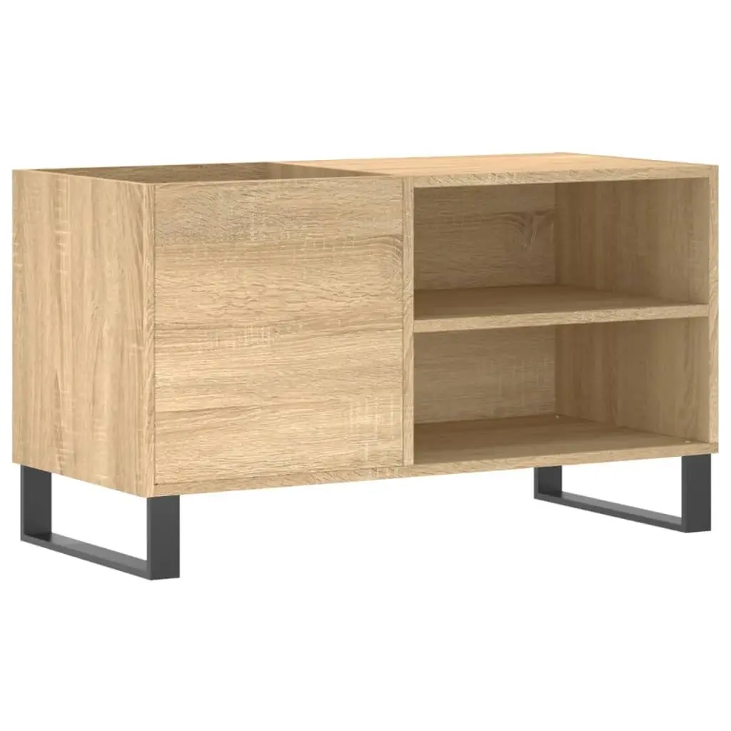 Record Cabinet Engineered Wood 85 x 38 x 48 cm Brown Sonoma Oak