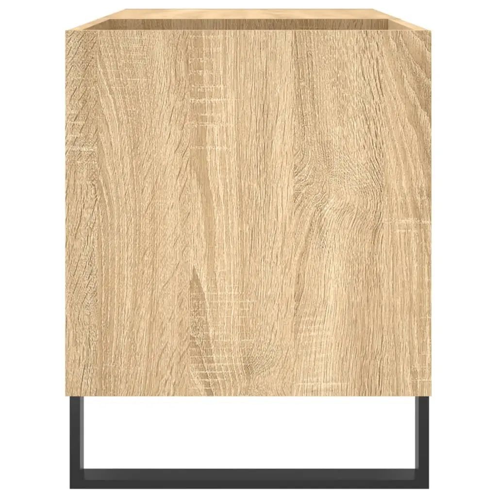 Record Cabinet Engineered Wood 85 x 38 x 48 cm Brown Sonoma Oak