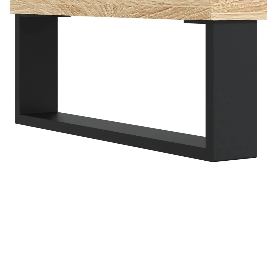 Record Cabinet Engineered Wood 85 x 38 x 48 cm Brown Sonoma Oak