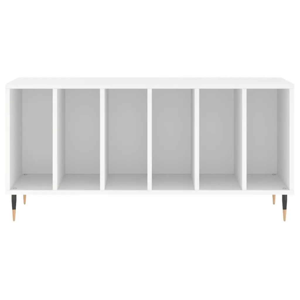 Record Cabinet Engineered Wood 100x38x48cm White
