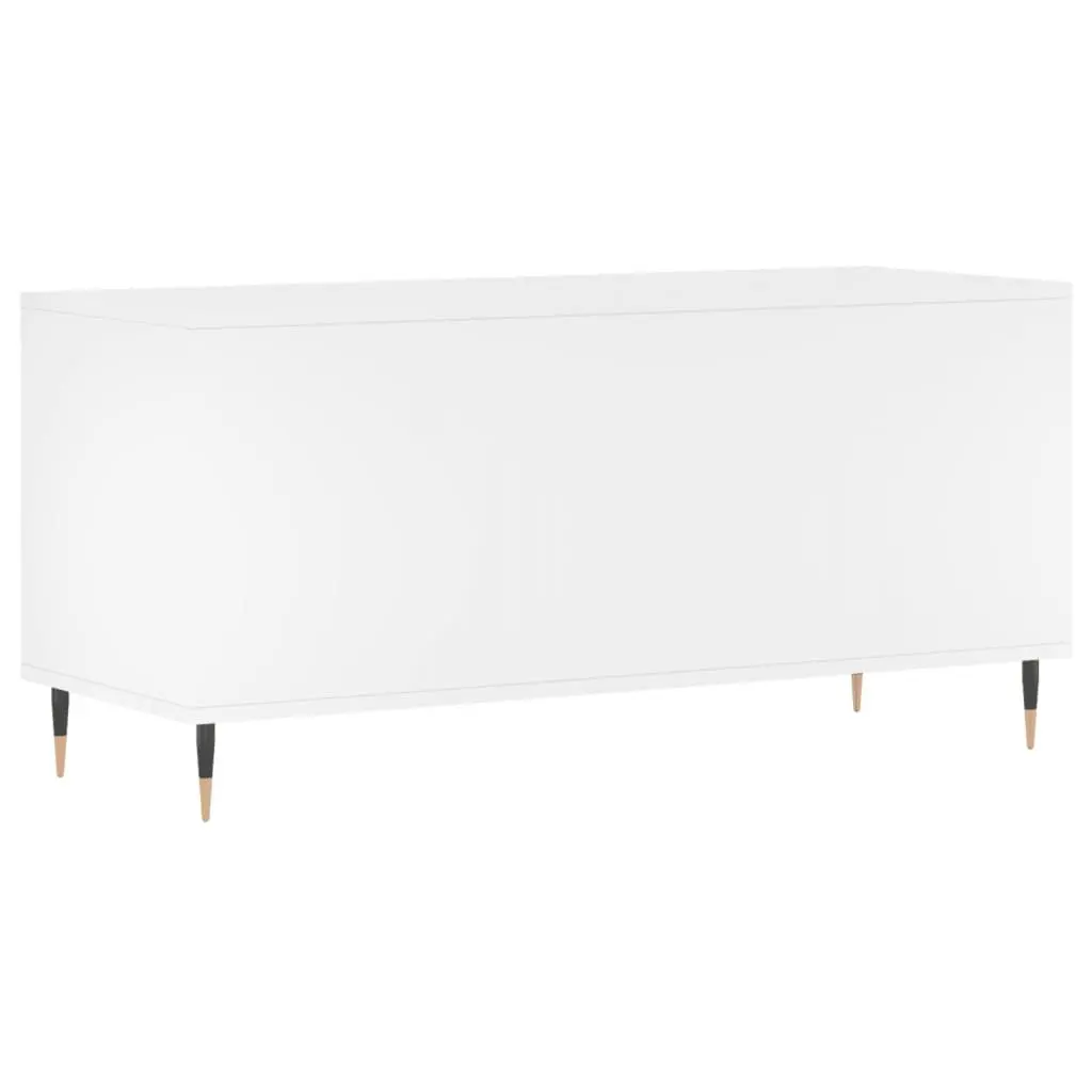 Record Cabinet Engineered Wood 100x38x48cm White