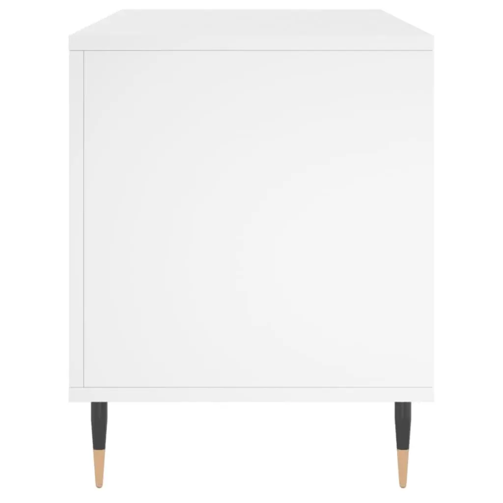 Record Cabinet Engineered Wood 100x38x48cm White