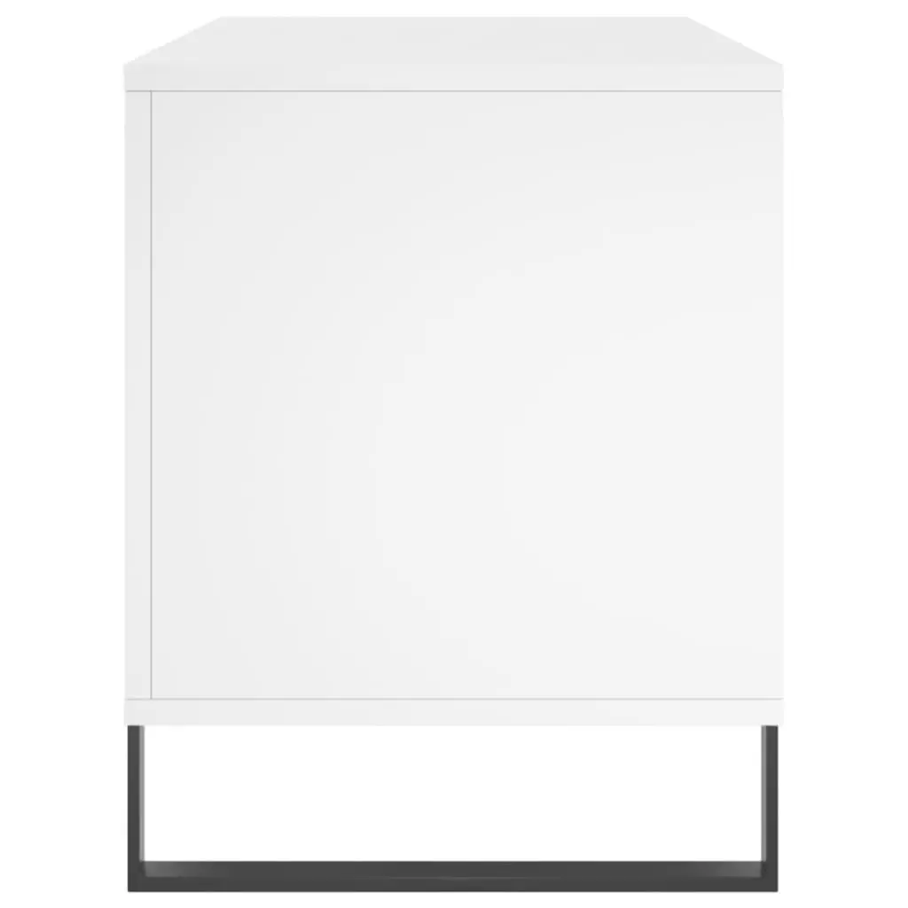 Record Cabinet Engineered Wood 100 x 38 x 48 cm White