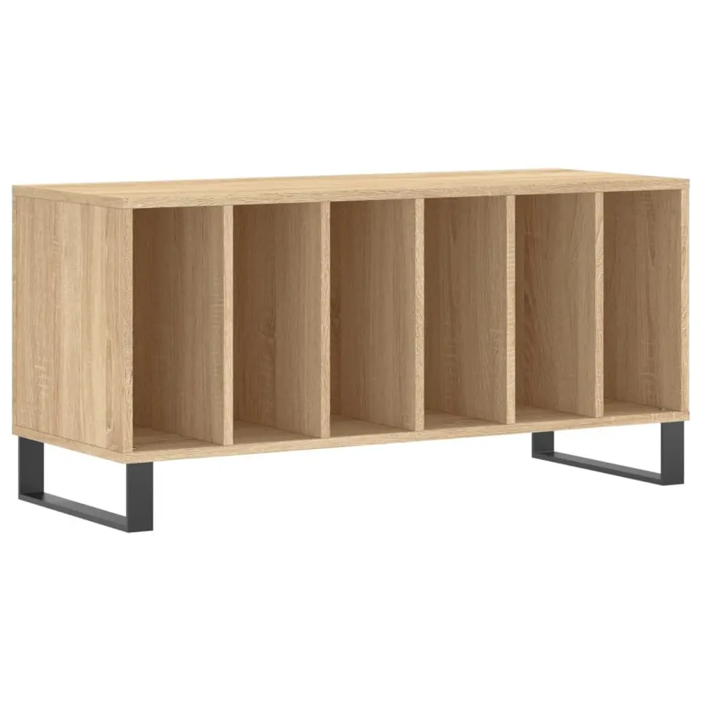 Record Cabinet Engineered Wood 100 x 38 x 48 cm Brown
