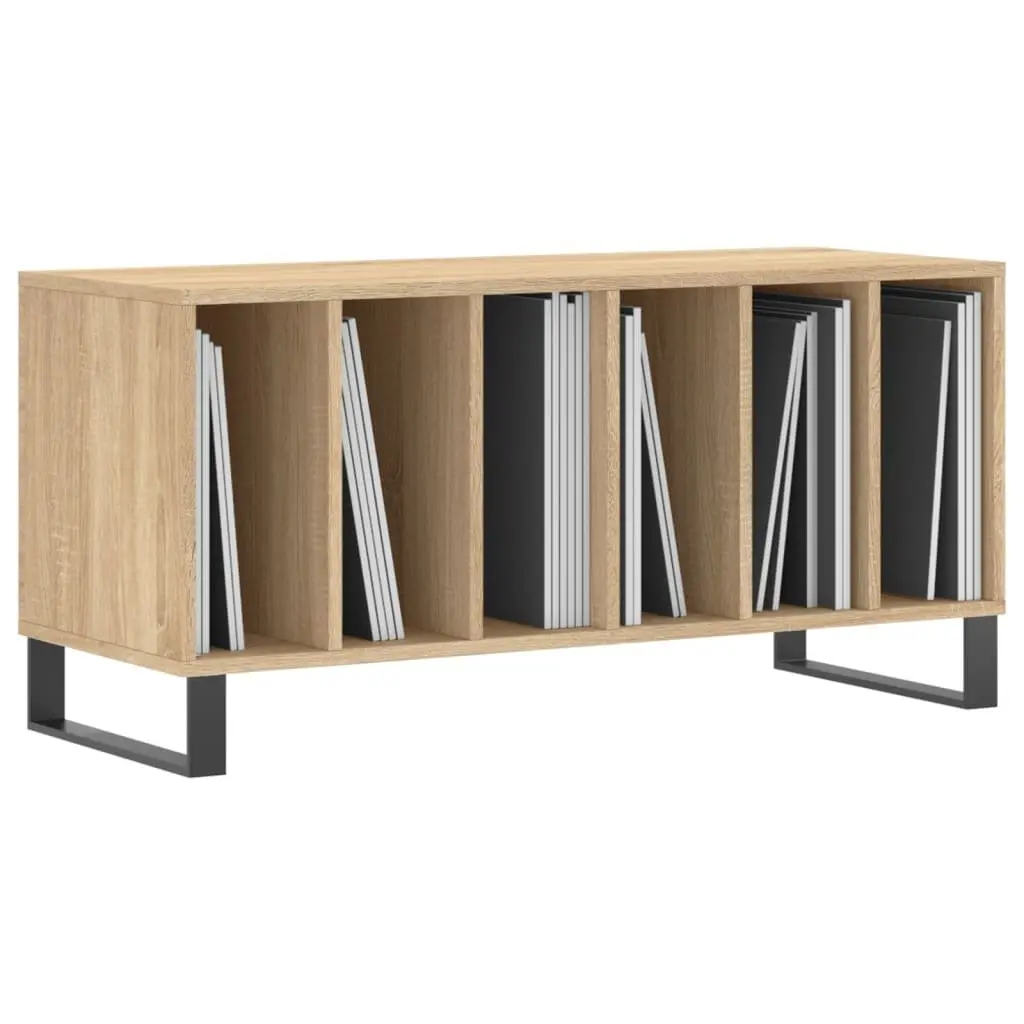 Record Cabinet Engineered Wood 100 x 38 x 48 cm Brown