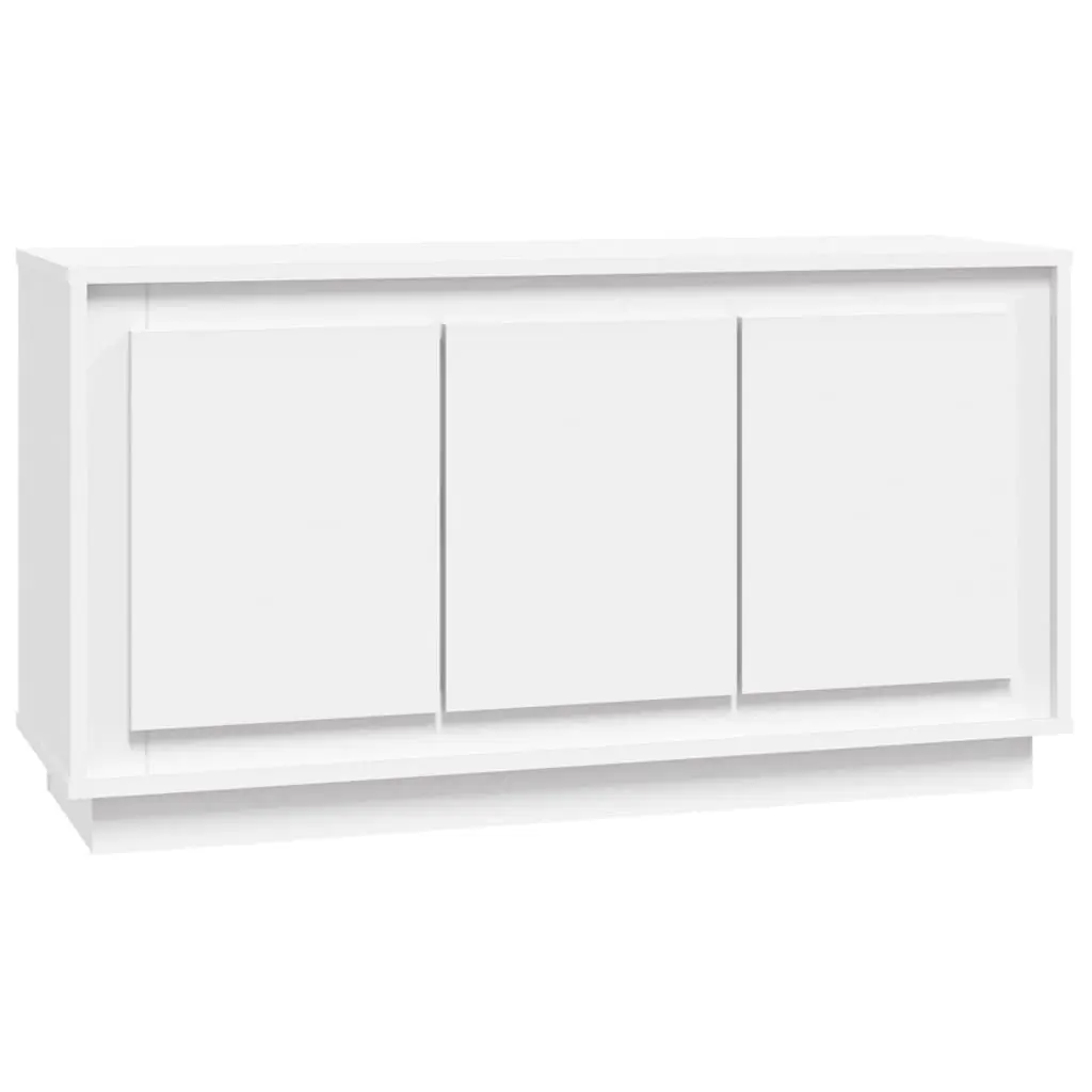 White Sideboard Storage Cabinet 102x35x55 cm