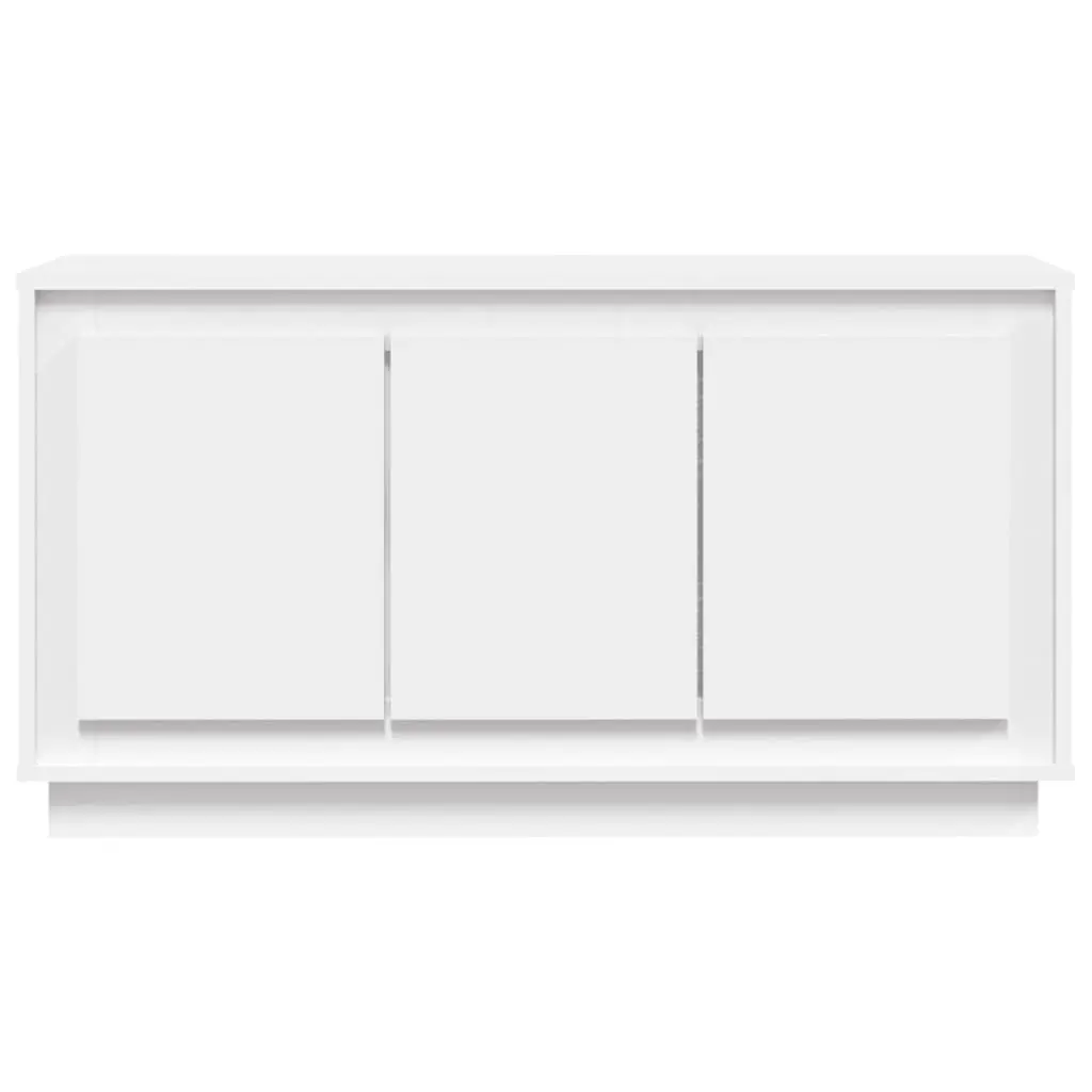 White Sideboard Storage Cabinet 102x35x55 cm