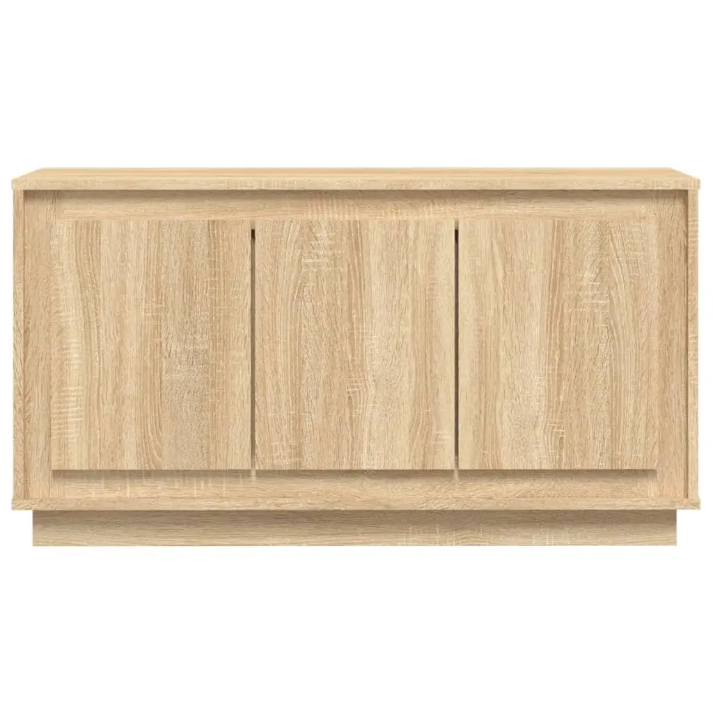 Brown Engineered Wood Sideboard Cabinet 102x35x55cm