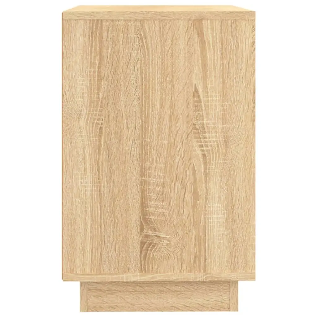 Brown Engineered Wood Sideboard Cabinet 102x35x55cm