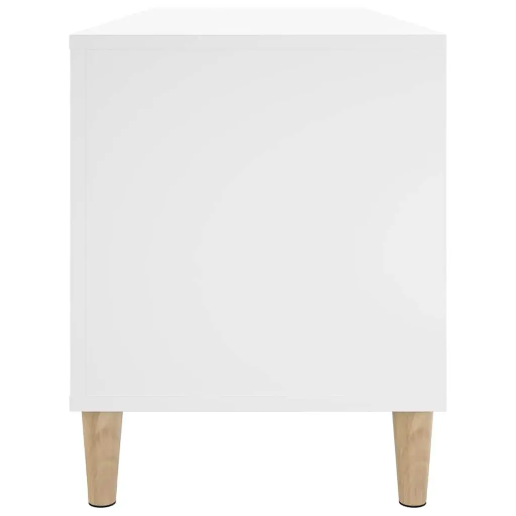 Record Storage Cabinet Engineered Wood 100 x 38 x 48 cm White