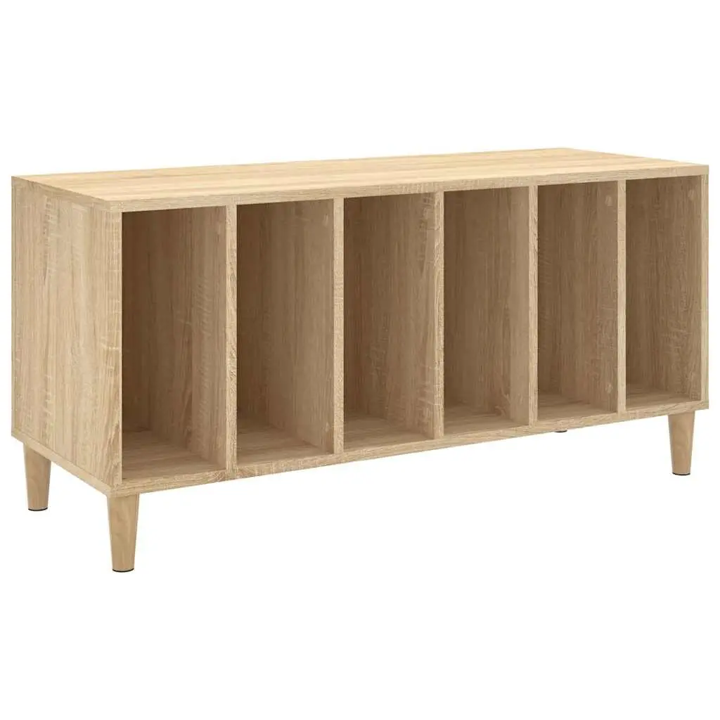 Record Storage Cabinet Engineered Wood 100 x 38 x 48 cm Brown