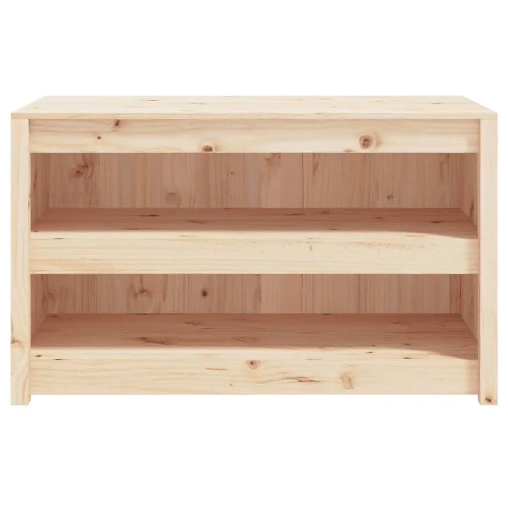 Outdoor Kitchen Cabinet Solid Pine Wood Brown 106W x 55D x 64H cm