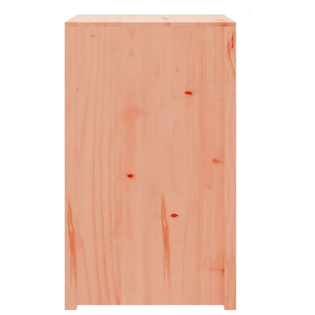 Brown Solid Wood Outdoor Kitchen Storage Cabinet