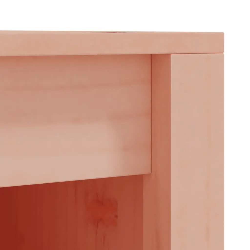 Brown Solid Wood Outdoor Kitchen Storage Cabinet
