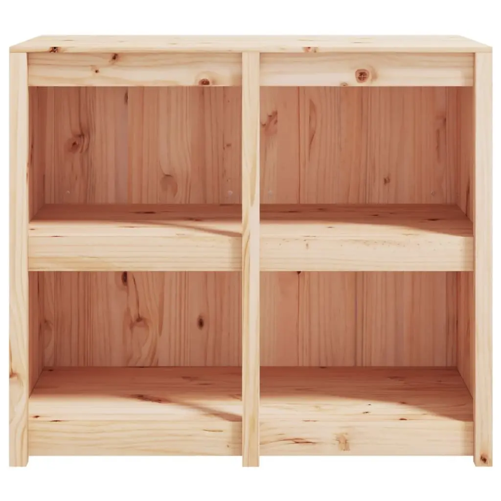 Solid Pine Wood Outdoor Kitchen Cabinet with Ample Storage