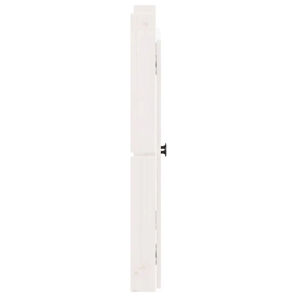 White Solid Pine Kitchen Cabinet Doors 50x9x82cm Flush Mount