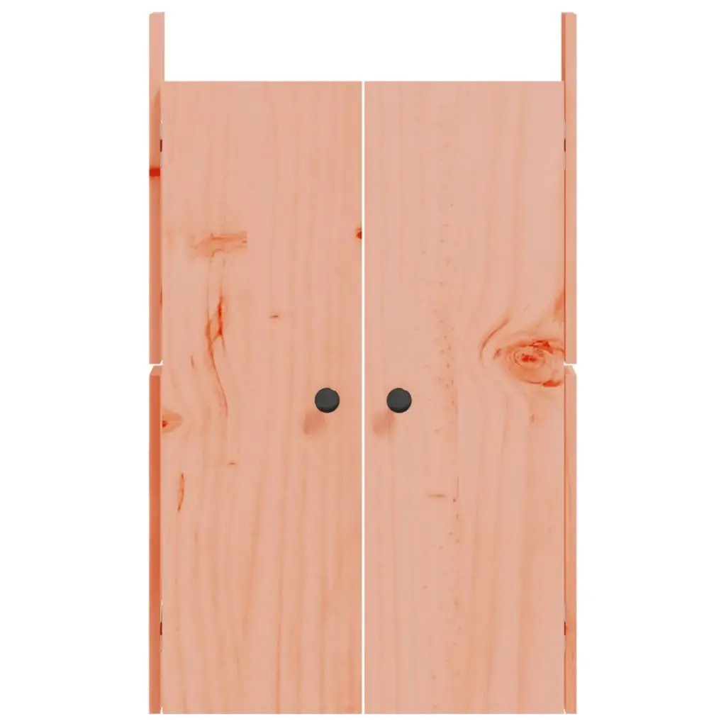 Solid Wood Outdoor Kitchen Cabinet Door in Douglas Brown