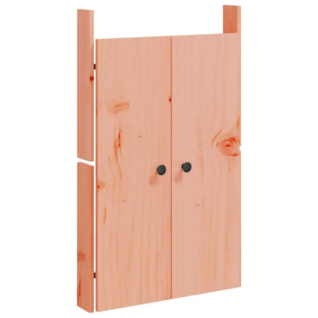 Outdoor Cabinet Doors Solid Douglas Wood Brown 50x9x82cm 2 Pieces