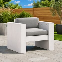 Durable Solid Wood Pine Garden Sofa for Outdoor Spaces