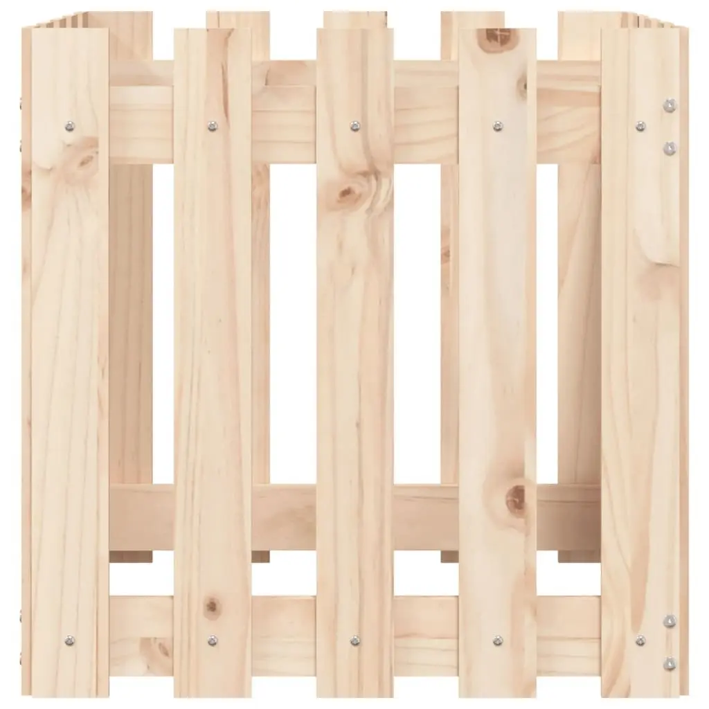Solid Wood Garden Planter Box 50x50x50cm