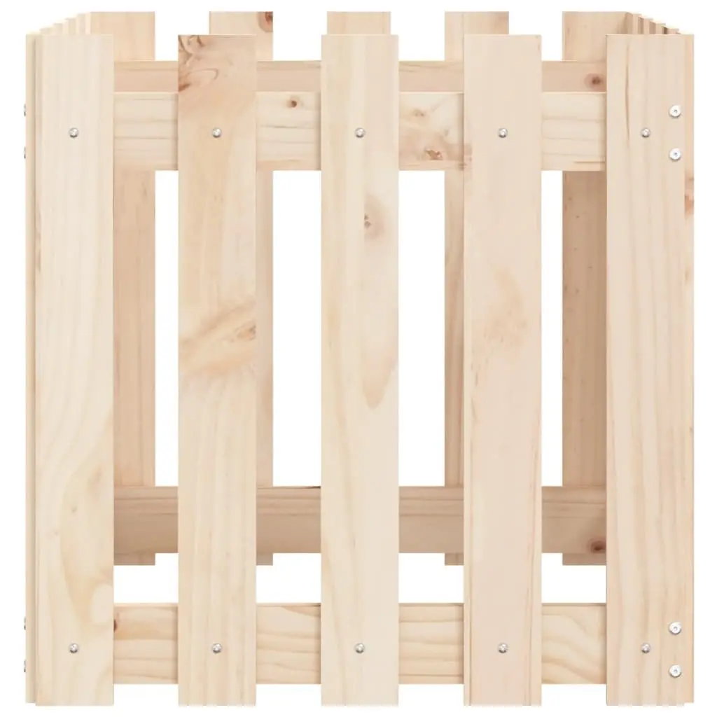 Solid Wood Garden Planter Box 50x50x50cm
