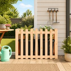 Sturdy Pine Wood Raised Garden Bed for Flowers and Vegetables
