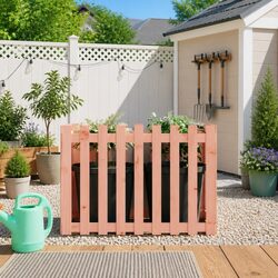 Wooden Garden Raised Bed 100x50x70 cm for Outdoor Plants