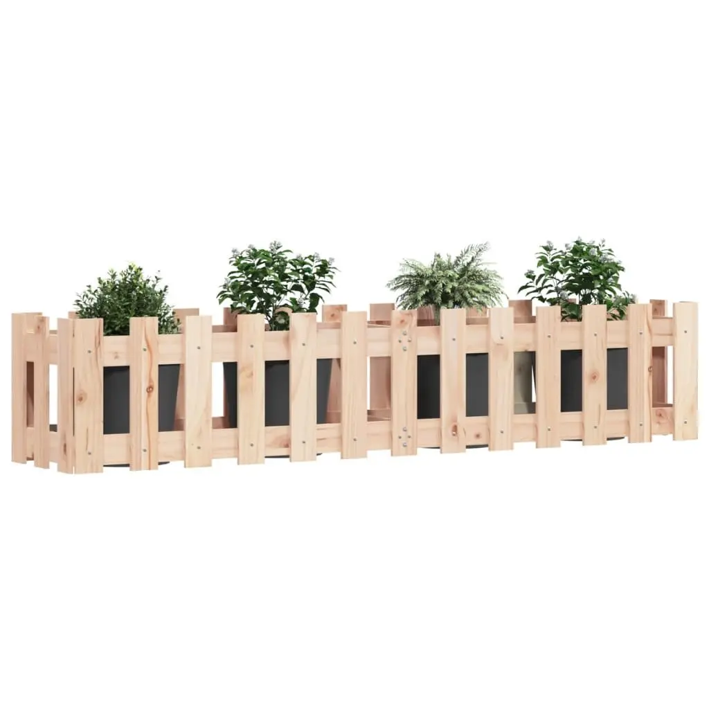 Raised Garden Bed Wooden Planter Box for Outdoor Use