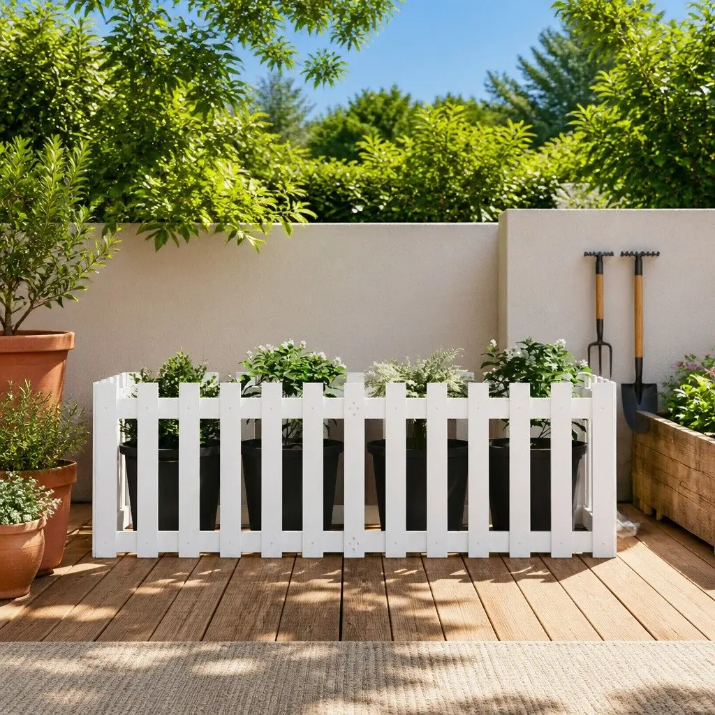 Solid Pine Wooden Raised Garden Bed for Flowers and Vegetables