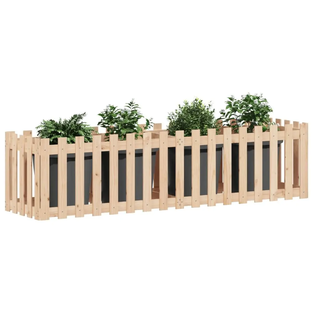 Pine Wood Garden Raised Bed for Plants