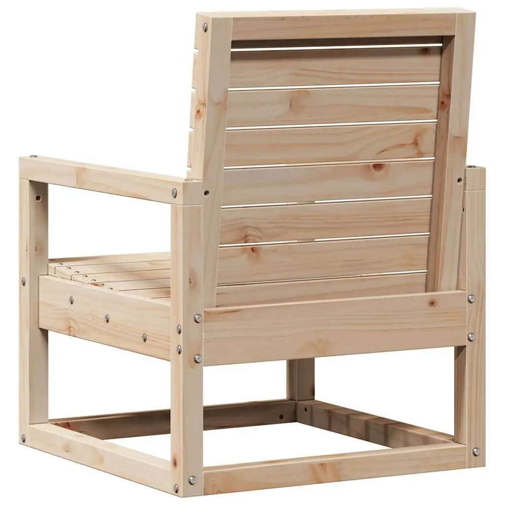 Solid Wood Pine Garden Lounge Set for Outdoors