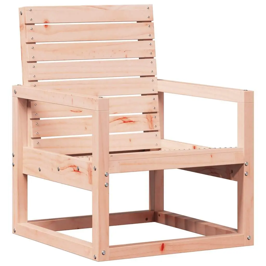 Solid Wood 3 Piece Garden Lounge Set with Armrests