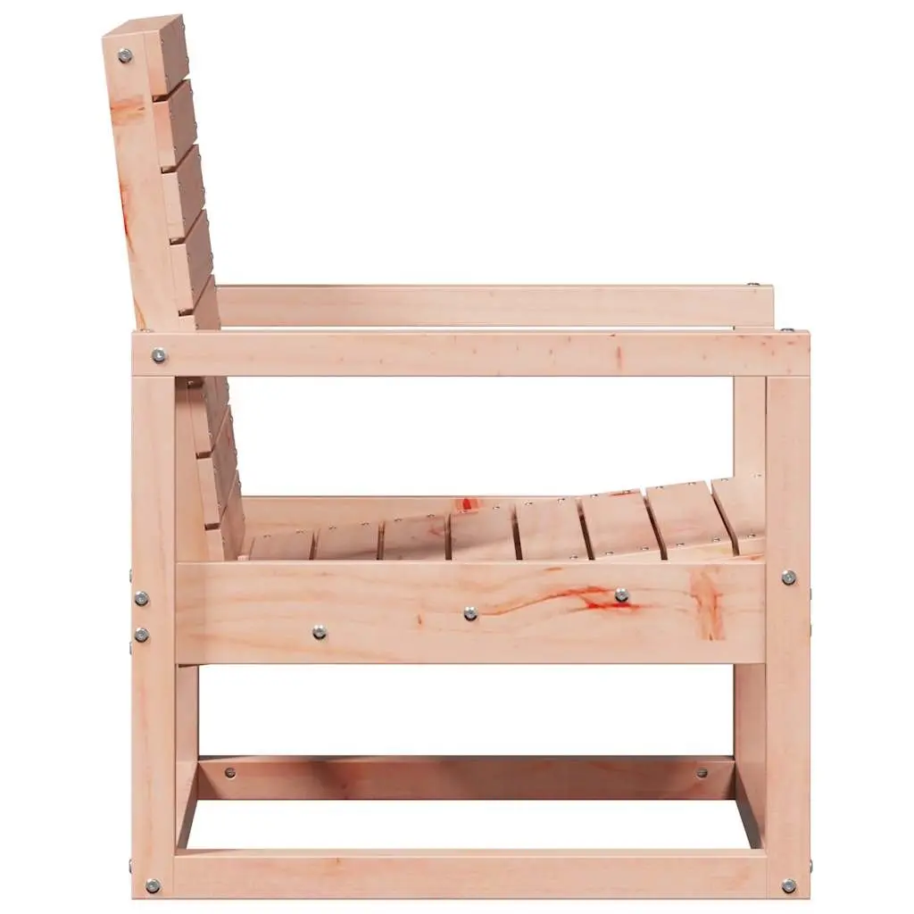 Solid Wood 3 Piece Garden Lounge Set with Armrests