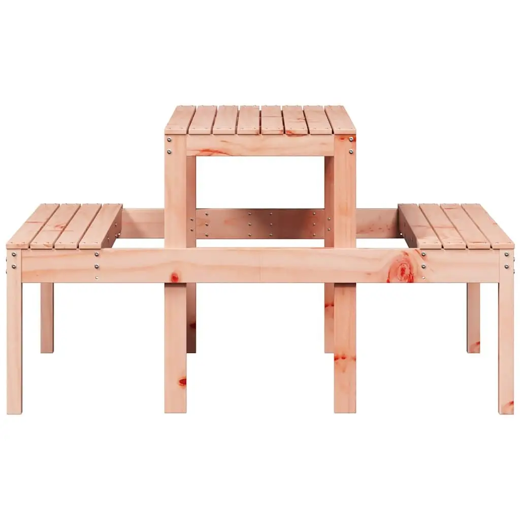 Picnic Table Outdoor Dining Furniture Garden Patio Bench Wooden Slatted Design