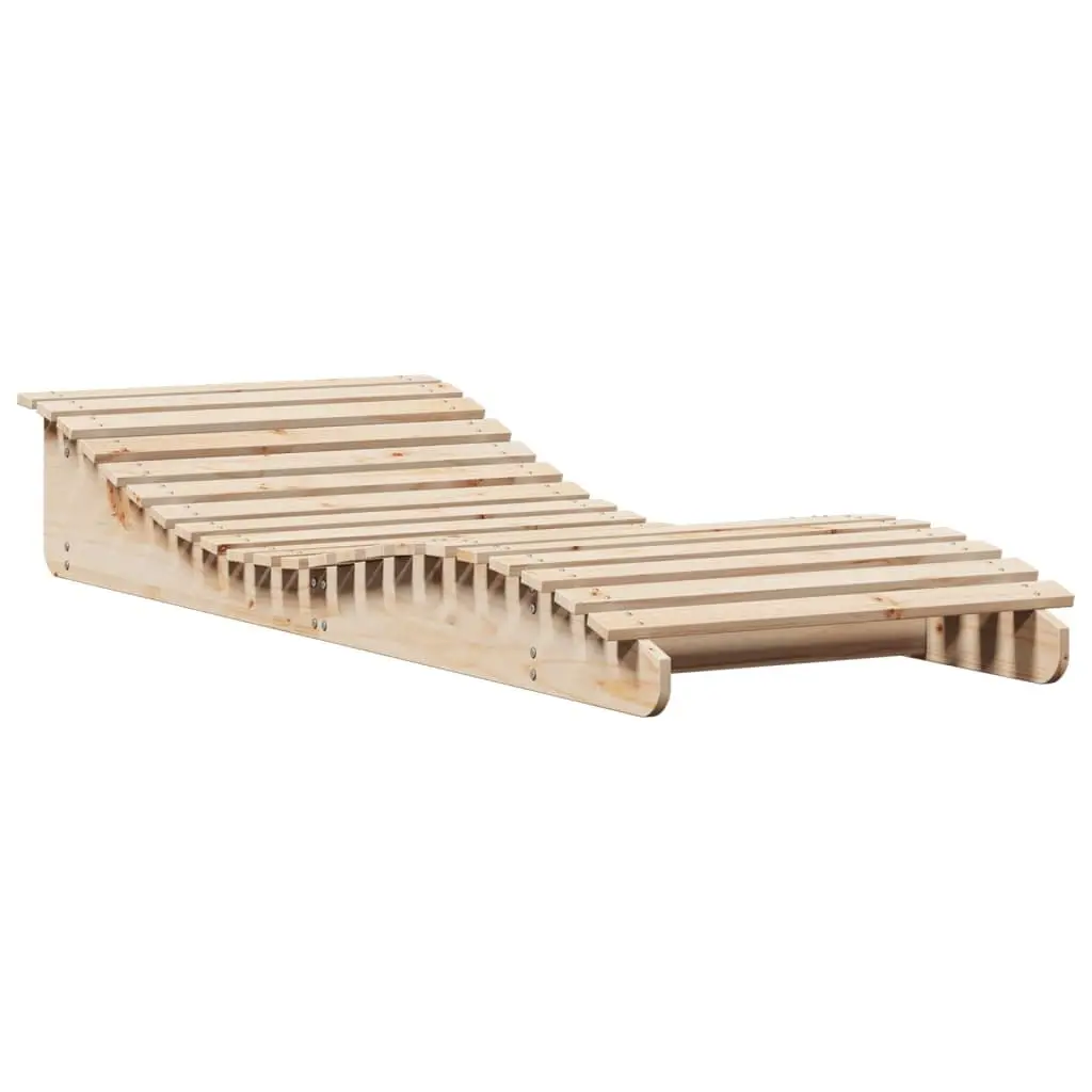 Wooden Sun Lounger for Outdoor Relaxation