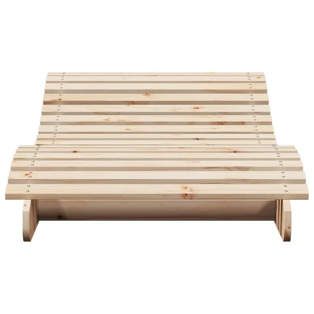 Wooden Sun Lounger for Outdoor Relaxation