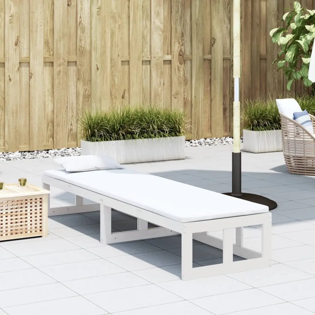 Extendable White Pine Garden Sofa Bench for Outdoor Seating