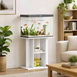 Engineered Wood Aquarium Stand 60cm in White