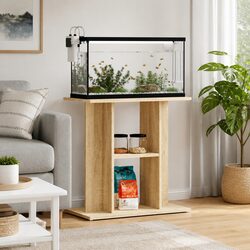 Sturdy 3-Tier Aquarium Stand for Fish Tanks 60x30x60 cm