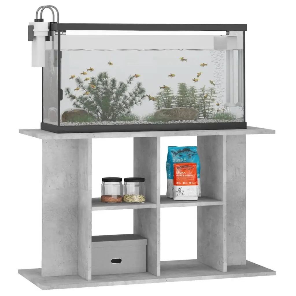 Aquarium Stand Engineered Wood 100x40x60 cm Grey