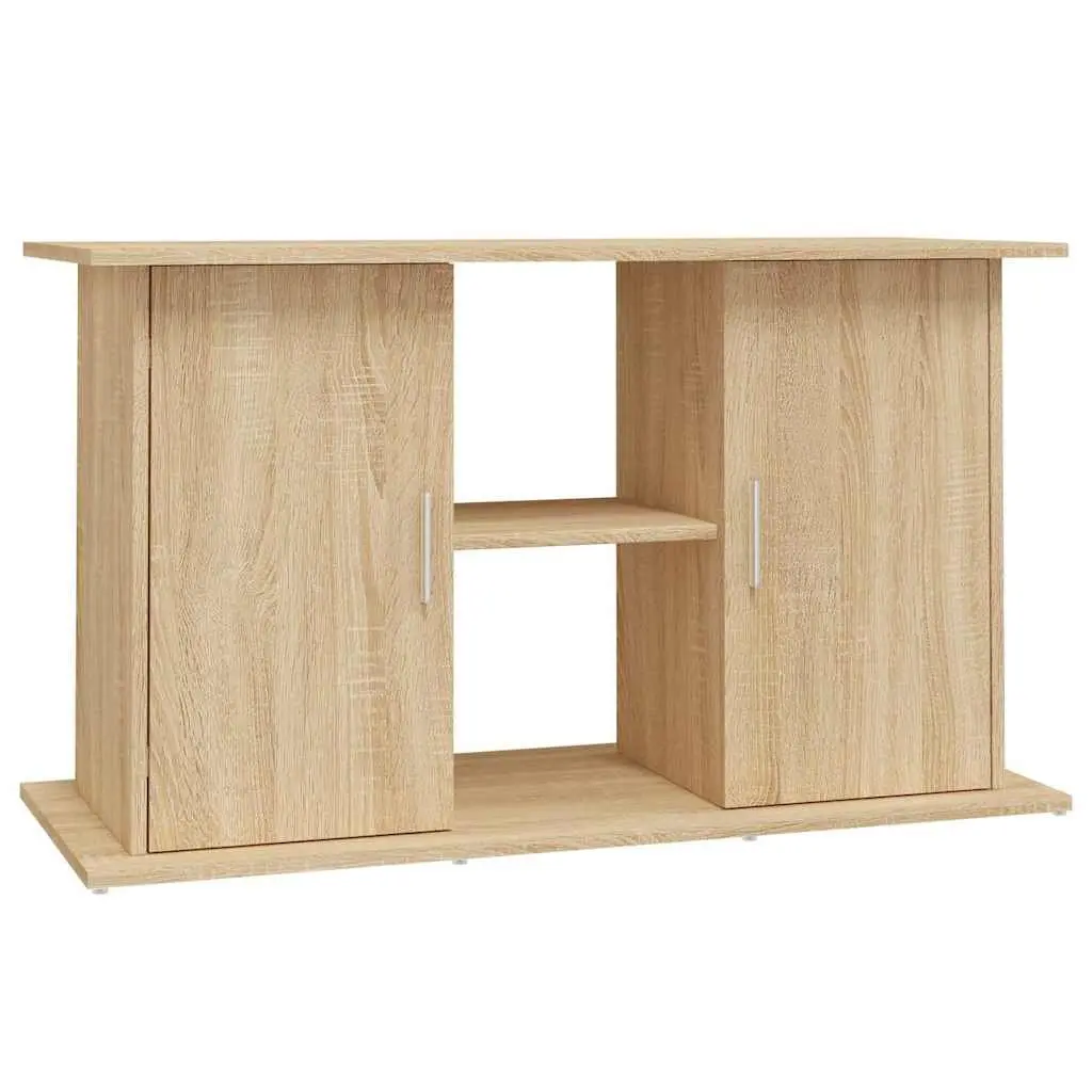 Aquarium Stand Engineered Wood Brown 101x41x58cm Fish Tank Cabinet Storage Shelves Display