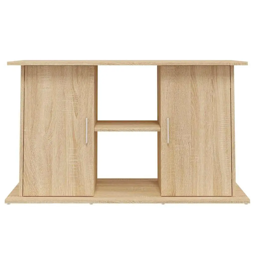Aquarium Stand Engineered Wood Brown 101x41x58cm Fish Tank Cabinet Storage Shelves Display