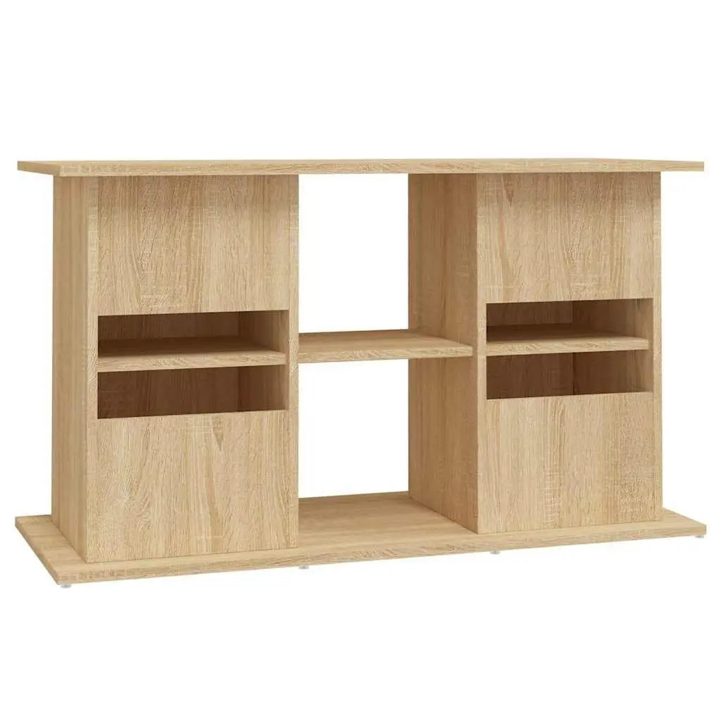 Aquarium Stand Engineered Wood Brown 101x41x58cm Fish Tank Cabinet Storage Shelves Display