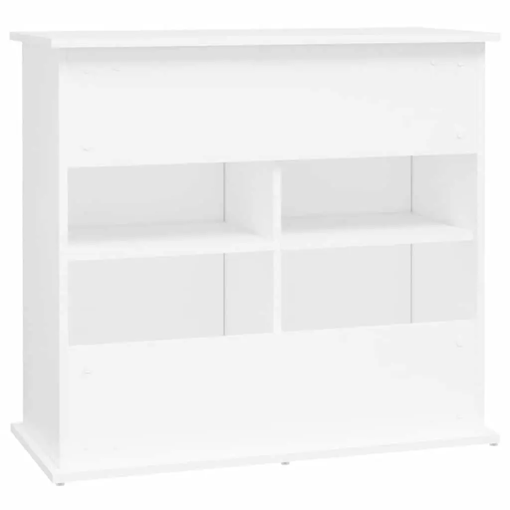 Aquarium Stand Engineered Wood 81x36x73 cm White