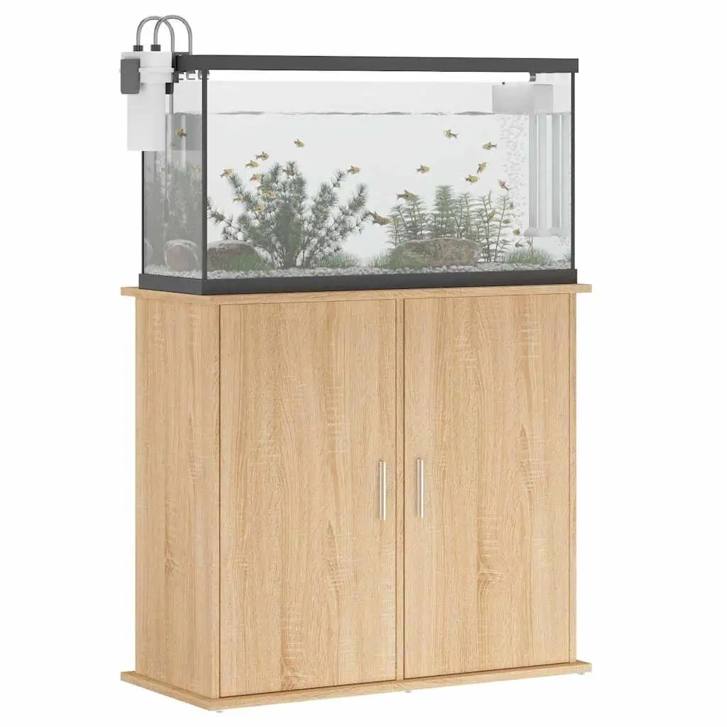 Aquarium Stand Engineered Wood 81x36x73cm Brown