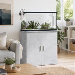 Premium Grey Aquarium Stand for Fish Tanks 81x36x73cm