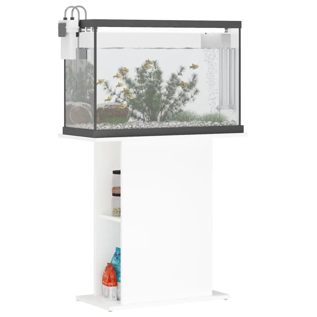 Aquarium Stand Engineered Wood 75x36x72.5cm White