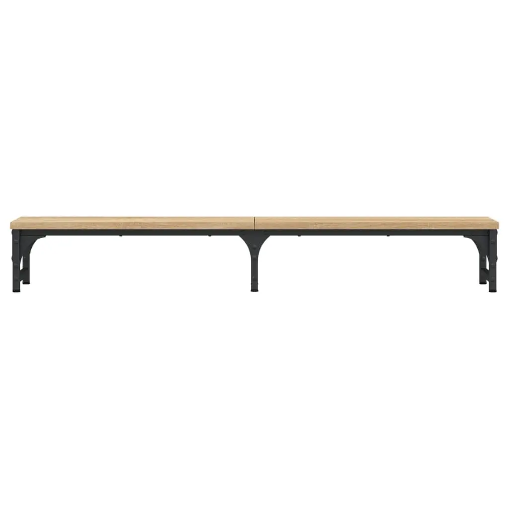 Monitor Stand Riser Engineered Wood 105 x 23 x 15.5 cm Brown Sonoma Oak